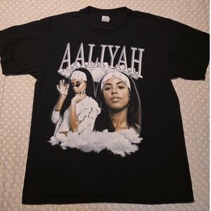 Aaliyah graphic‎ T Shirt Mens Large
